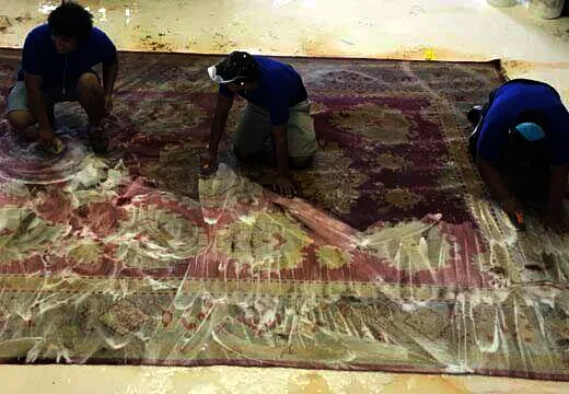 Rug Washing Process Rug Washing Process